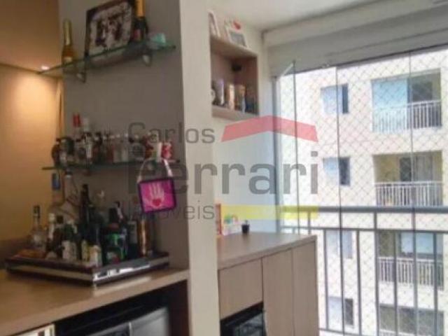 Apartamento 64 m² mobiliado, 2 quartos 1 Suite, 1 vaga, Lazer completo Cambuci