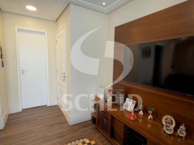 Apartamento 94m² com Varanda, 3 quartos, 1 Suíte e 2 Vagas, Living Chácara Flora