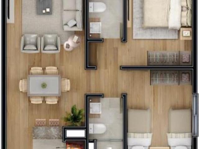 Apartamento 02 Dorm. Bairro Carniel