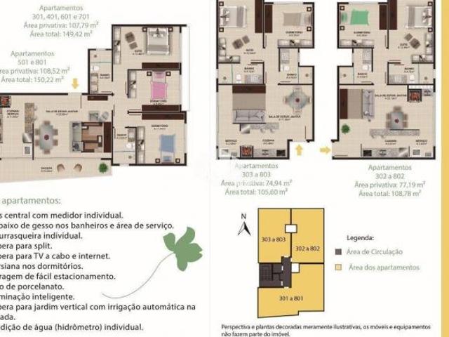 Apartamento 02 dormitórios com suite no Bairro Patronato em Santa Maria RS