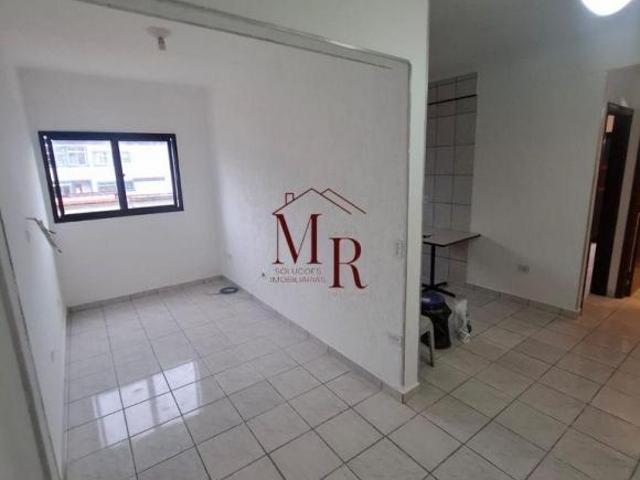 Apartamento 1 Dormitório com sacada e elevador Mirim Praia Grande SP