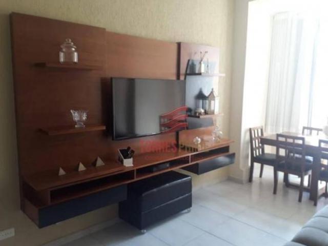 Apartamento 1 dormitório à venda, 56 m² Aparecida Santos/SP