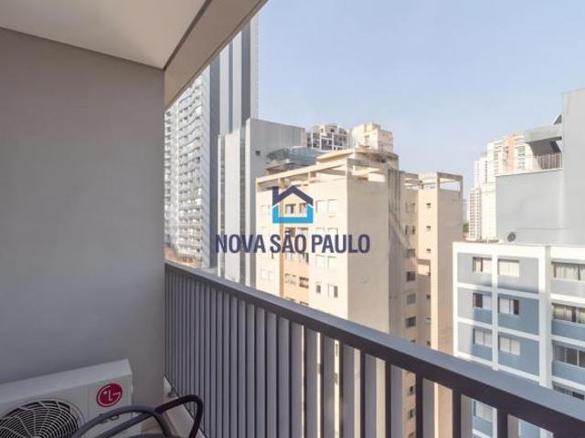 Apartamento 1 quarto, tipo studio, mobiliado, novo Brooklin
