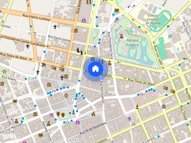 Apartamento 1 Quarto Centro 24m²