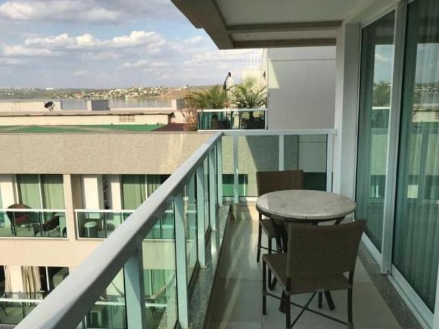 APARTAMENTO 1 QUARTO MOBILIADO COM VISTA LAGO NO BRISAS DO LAGO