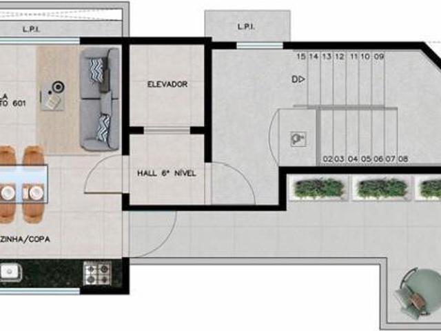 Apartamento para venda em Santo Antônio, Belo Horizonte
