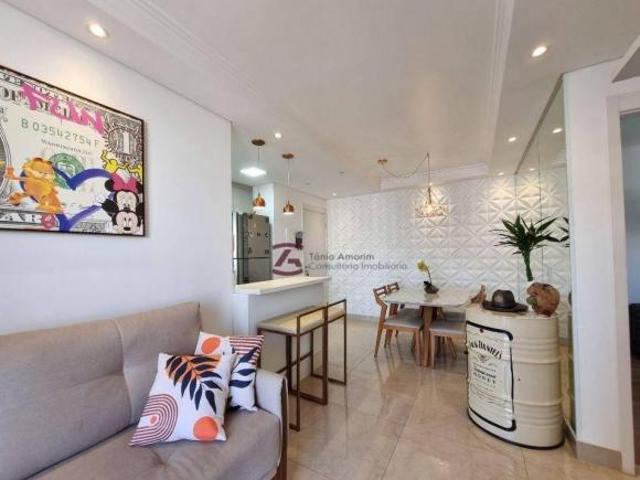 Apartamento,2 dormitórios à venda, 51 m² Mobiliado Porteira Fechada Mooca São Paulo/SP