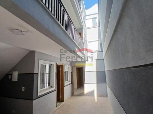 Apartamento 2 dormitórios com quintal pronto para morar na Mazzei, novo, vago, t