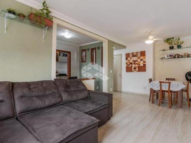 Apartamento 2 dormitórios/ quarto com 1 vaga coberta