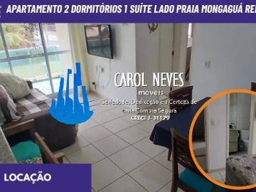 APARTAMENTO 2 DORMITORIOS 1 SUITE LADO PRAIA LOCACAO MONGAGUA