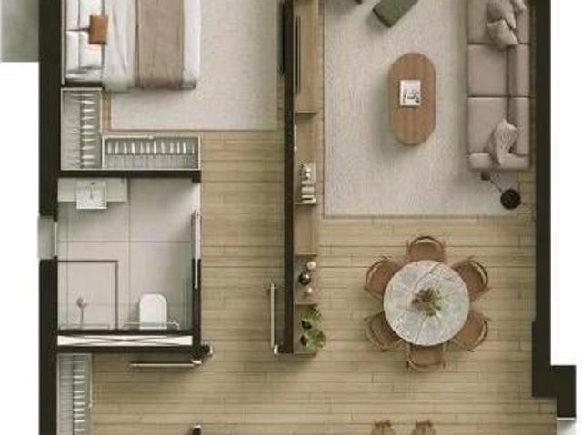 APARTAMENTO 2 QUARTOS 1 SUÍTE ECOVILLE CURITIBA