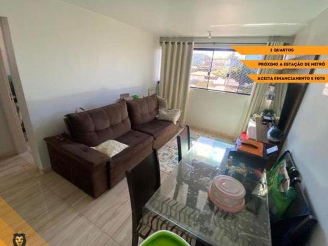 Apartamento 2 quartos com garagem ao lado da Estação Ceilândia Centro
