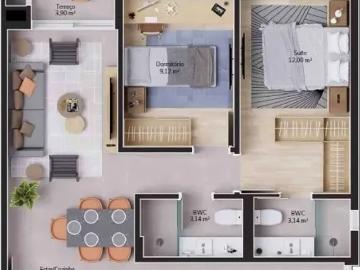 Apartamento 3 Dormitórios para venda em Florianópolis SC