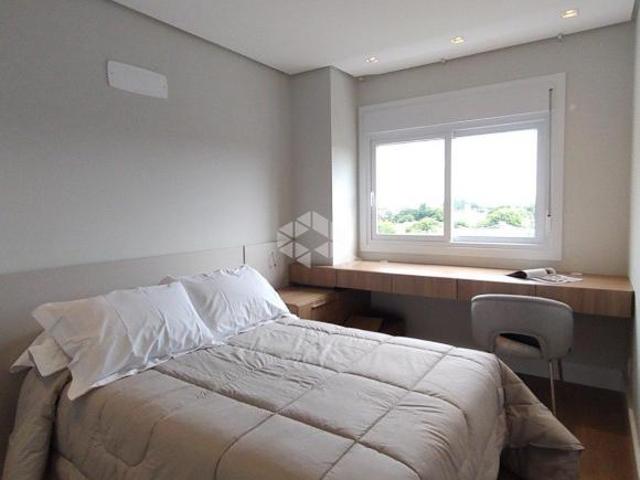 Apartamento 3 dormitórios, suíte, vaga dupla, Residencial Scharlau