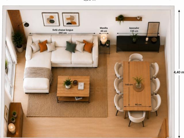 Apartamento 3 dormitorios 83.7 m2