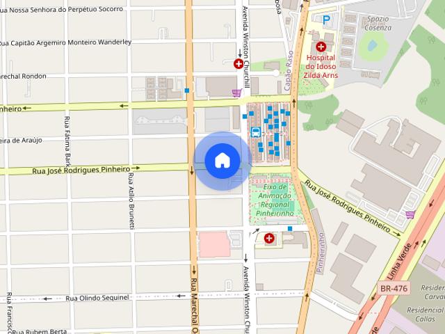 Apartamento 3 Quartos Capao Raso 71m²