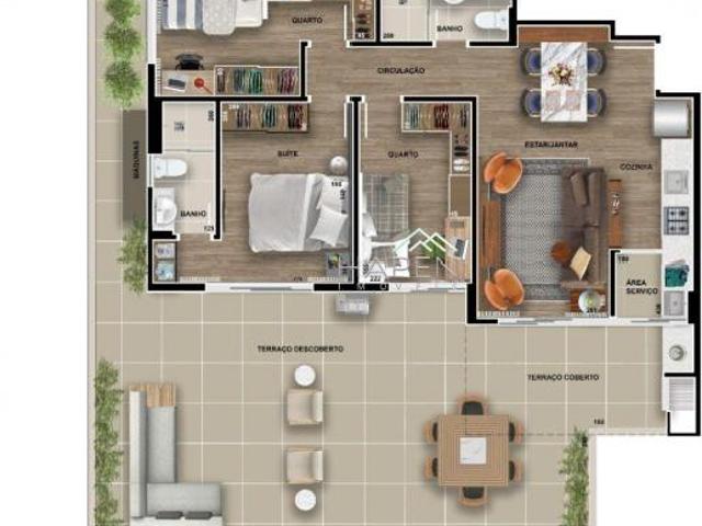 Apartamento 3 quartos à venda no Orleans