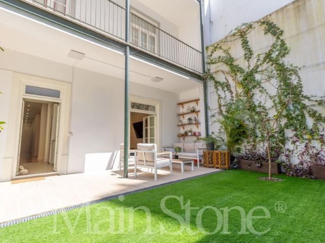 APARTAMENTO T3 COM JARDIM | AVENIDA DA LIBERDADE |SANTO ANTONIO | LISBOA