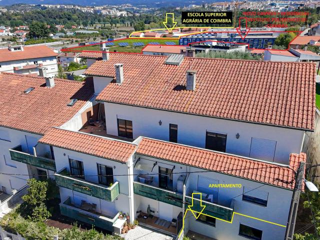Apartamento T3 com 85,6m² e parqueamento em Coimbra