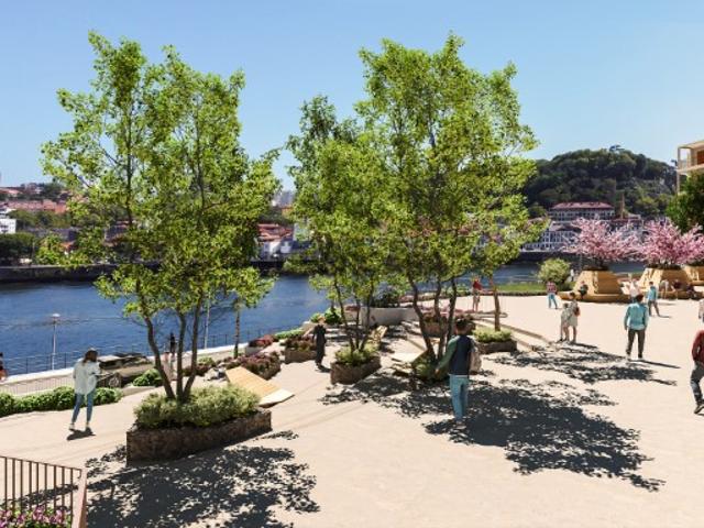 Apartamento T3 com área exterior, junto ao Rio Douro