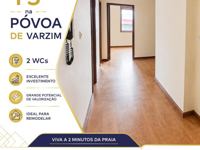 Apartamento T3 com garagem, Póvoa de Varzim, Portugal