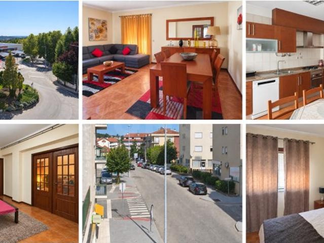 Apartamento T3, com garagem, sótão, várias varandas e excelentes vistas panorâmicas Vila de Sátão