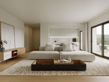 Apartamento T3 com dois lugares de estacionamento, um terraço e uma varanda – Empreendimento AURYA VISTA