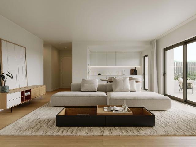 Apartamento T3 com dois lugares de estacionamento, um terraço e uma varanda – Empreendimento AURYA VISTA