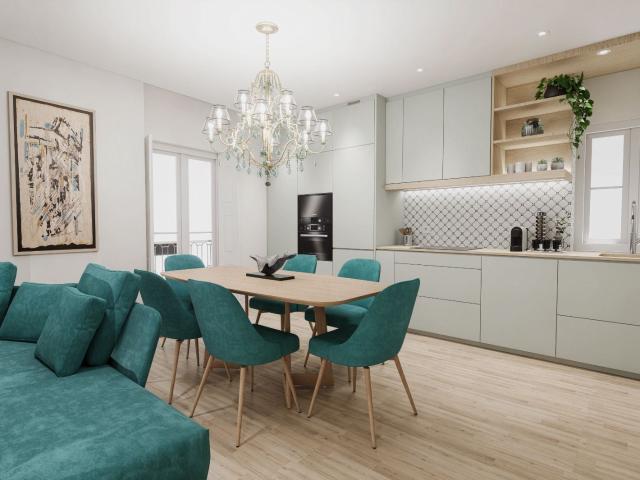 APARTAMENTO T3 com vistas de mar e rio, como novo, Situado no Bairro Novo, junto à praia