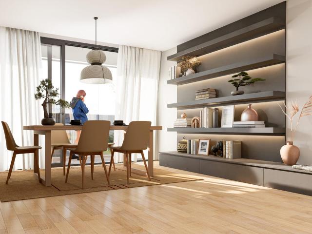 Apartamento T3 com varanda ampla e estacionamento