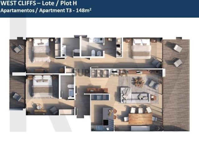 Apartamento T3 de Luxo | Vista Mar e Lagoa de Óbidos | West Cliffs Resort