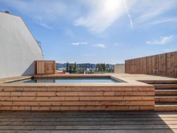 Apartamento T3 duplex com terraço, piscina, vista rio, Junqueira