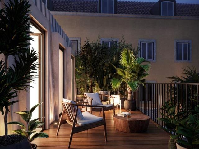 Apartamento T3 Duplex com Varanda Aura 0m² Santo António