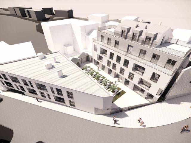 Apartamento T3 Duplex de Luxo em Construção, Condomínio Fechado Pátio Marquês, Centro de Abrantes