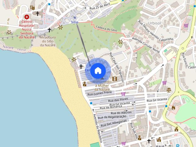 Apartamento T3 Duplex para alugar na Nazaré