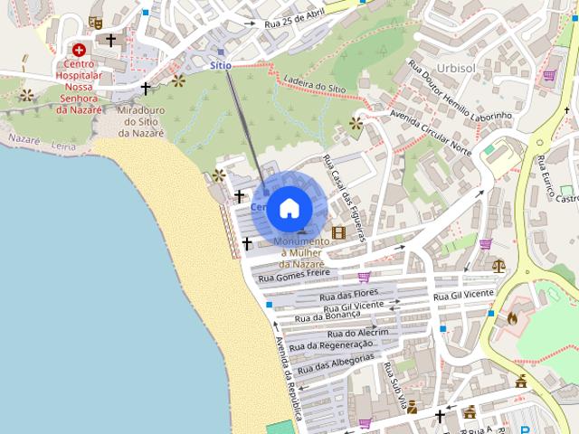 Apartamento T3 Duplex para alugar na Nazaré