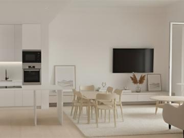 Apartamento T3 em área premium de Lisboa. 120m² Santo António