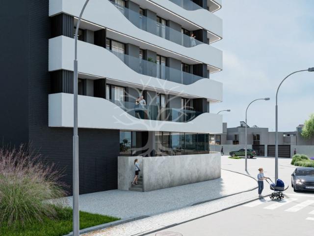 Apartamento T3 em construção com varanda e 2 lugares de garagem, Trofa, Porto