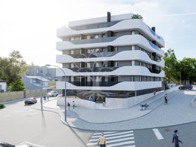 Apartamento T3 em construção com varanda e lugar de garagem, Trofa, Porto