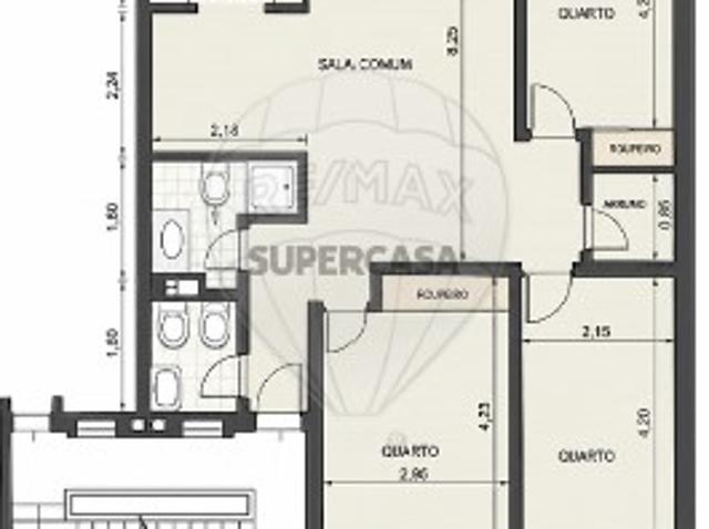 Apartamento T3 em Lumiar