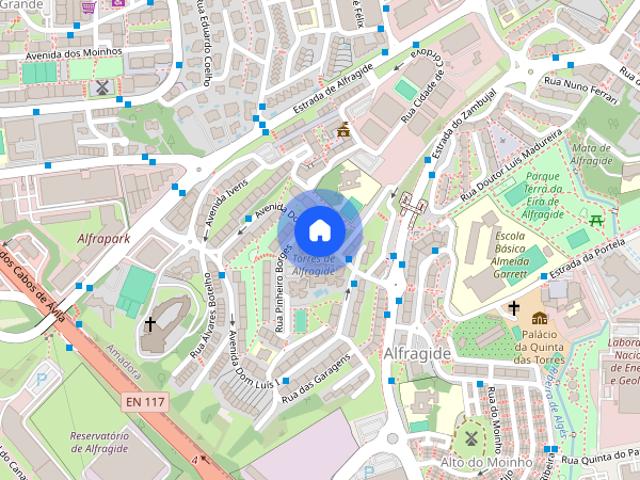 Apartamento T3 mobilado em Alfragide Amadora