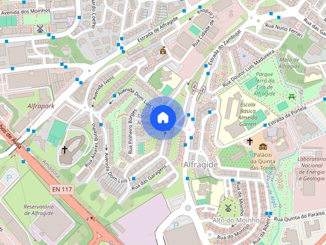Apartamento T3 mobilado em Alfragide Amadora