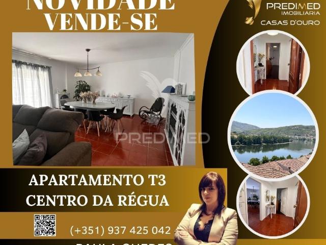 APARTAMENTO T3 NO CENTRO DA CIDADE COM VISTA SOBRE O RIO DOURO, NO PESO DA RÉGUA