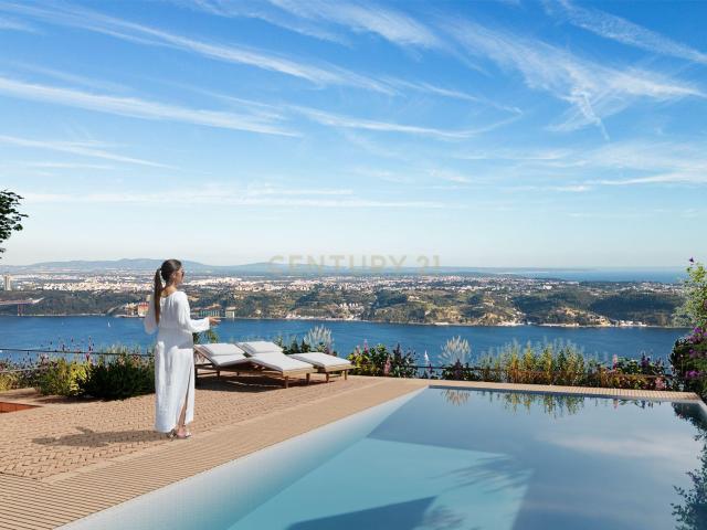 Apartamento T3 no Condomínio Smooth Restelo c/ Piscina, Garagem e Vista Rio