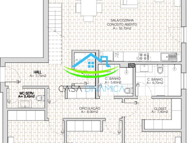 Apartamento T3 nos Condados – Tavarede, Figueira da Foz