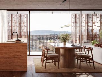 Apartamento T3 novo com varanda em empreendimento de luxo no centro histórico de Braga