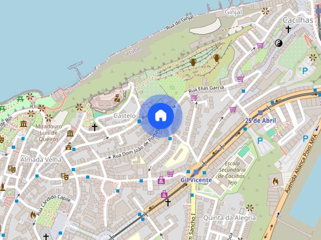 Apartamento T3 para alugar em Almada