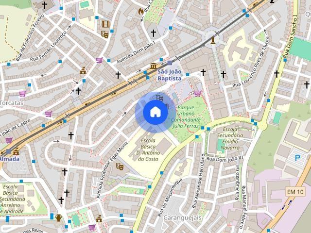 Apartamento T3 para alugar em Almada