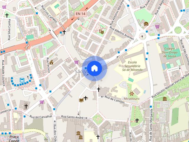 Apartamento T3 para alugar em Braga