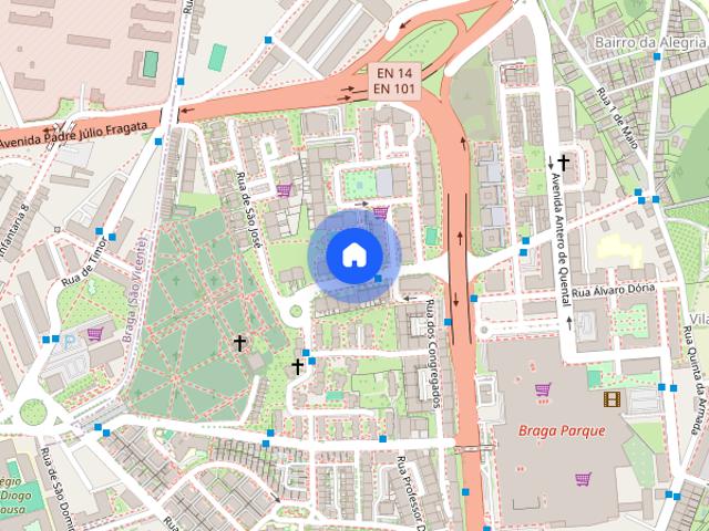Apartamento T3 para alugar em Braga